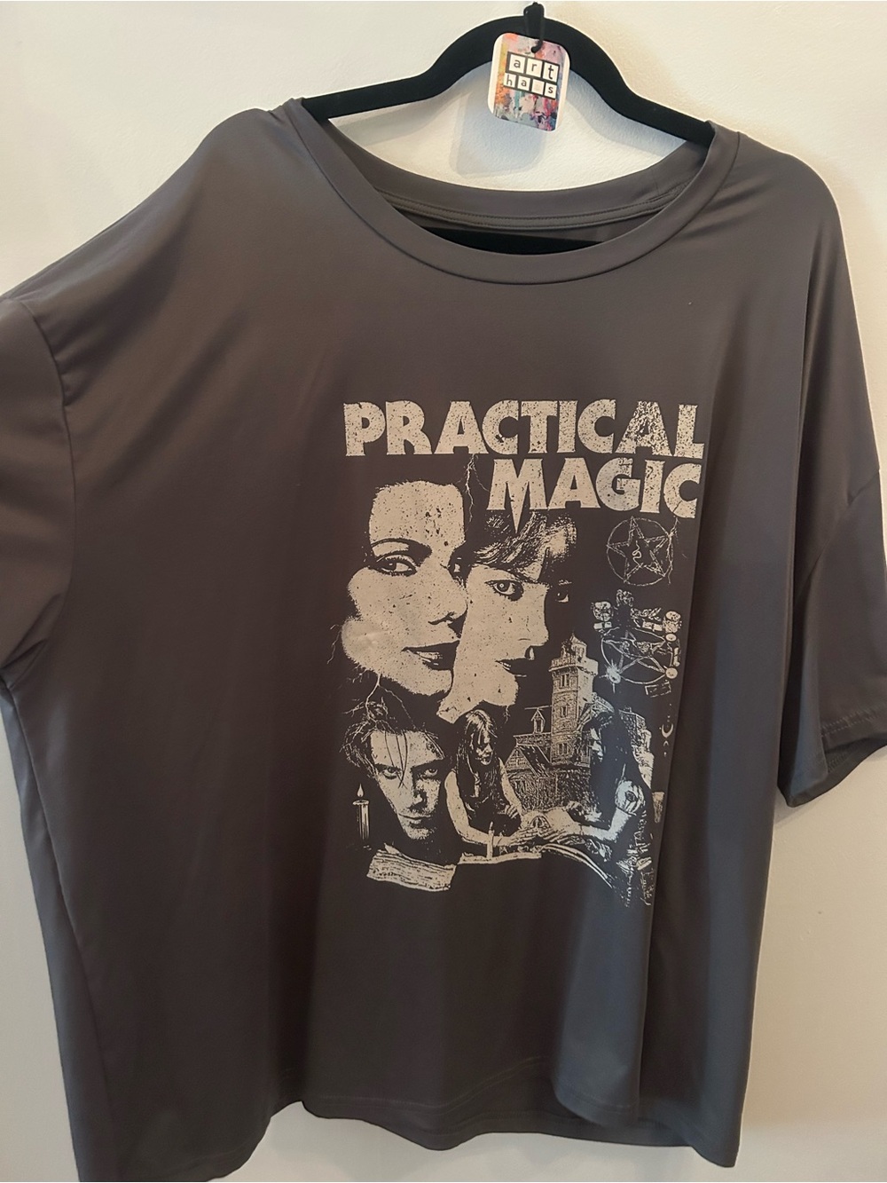 Practical Magic Graphic Tee - Charcoal Gray
